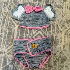 Newborn knit props